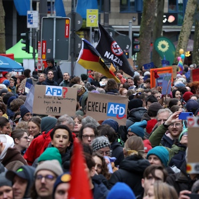 Die Polizei bereitet sich bei den Demonstrationen gegen die AfD auf einen Großeinsatz vor (Archivbild).