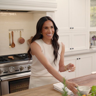 Meghan, Herzogin von Sussex, in ihrer neuen Lifestyle-Serie „With Love, Meghan“ auf Netflix.