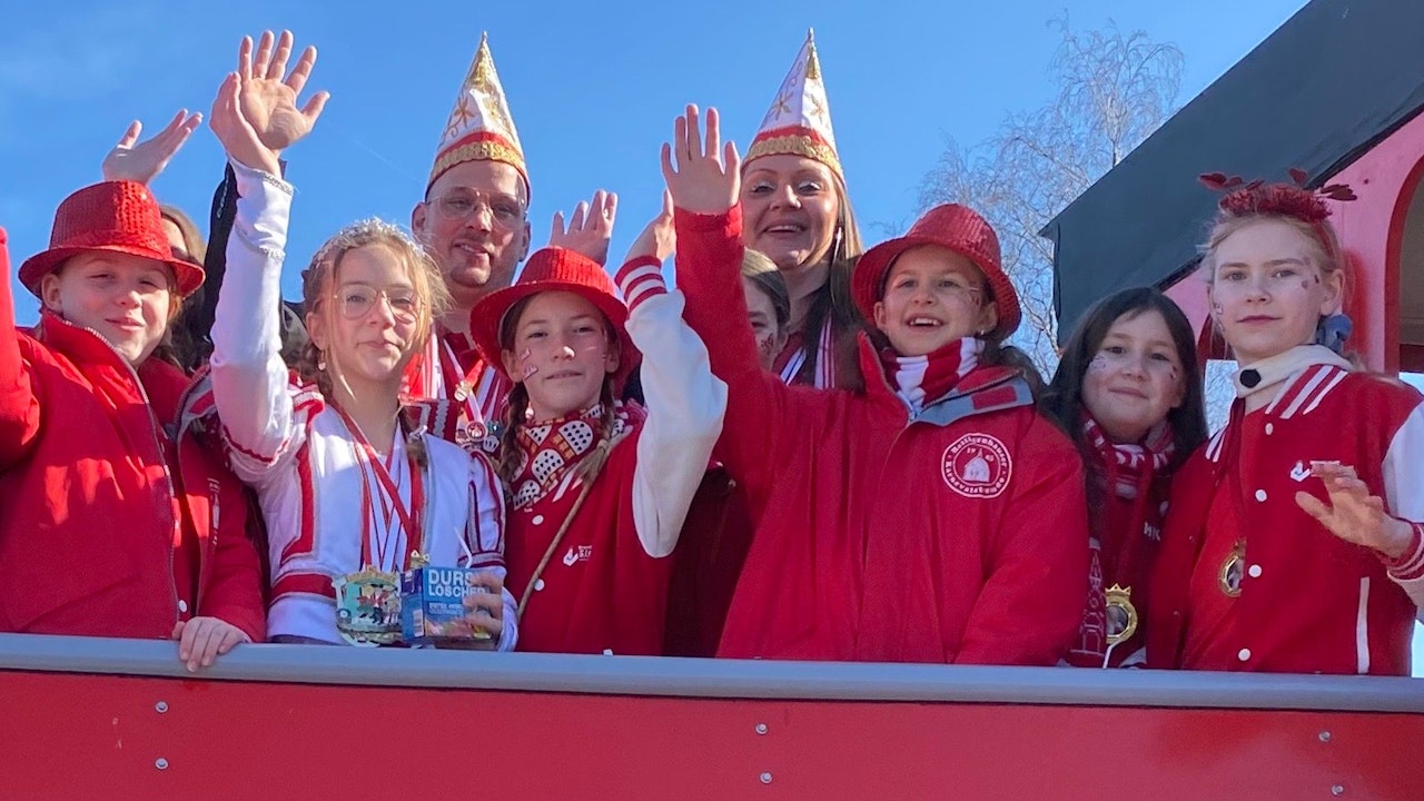 Kinderprinzessin Alina und Gefolge