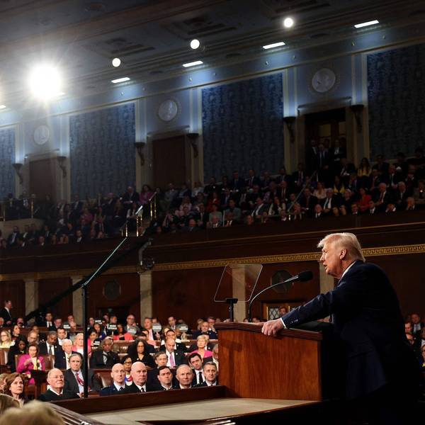 US-Präsident Donald Trump hält am späten Dienstagabend (Ortszeit) seine fast zweistündige Rede vor dem Kongress.