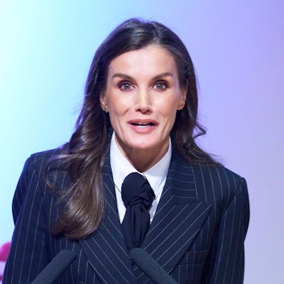 Königin Letizia am Welttag der seltenen Krankheiten auf der Plaza del Fresno in Oviedo.