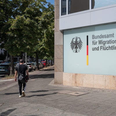Das Bild zeigt die Berliner Aussenstelle des Bundesamtes für Migration und Flüchtlinge.