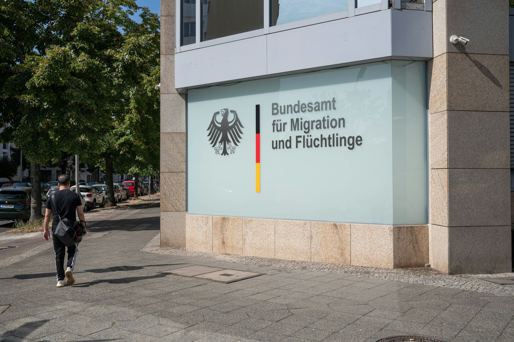 Das Bild zeigt die Berliner Aussenstelle des Bundesamtes für Migration und Flüchtlinge.