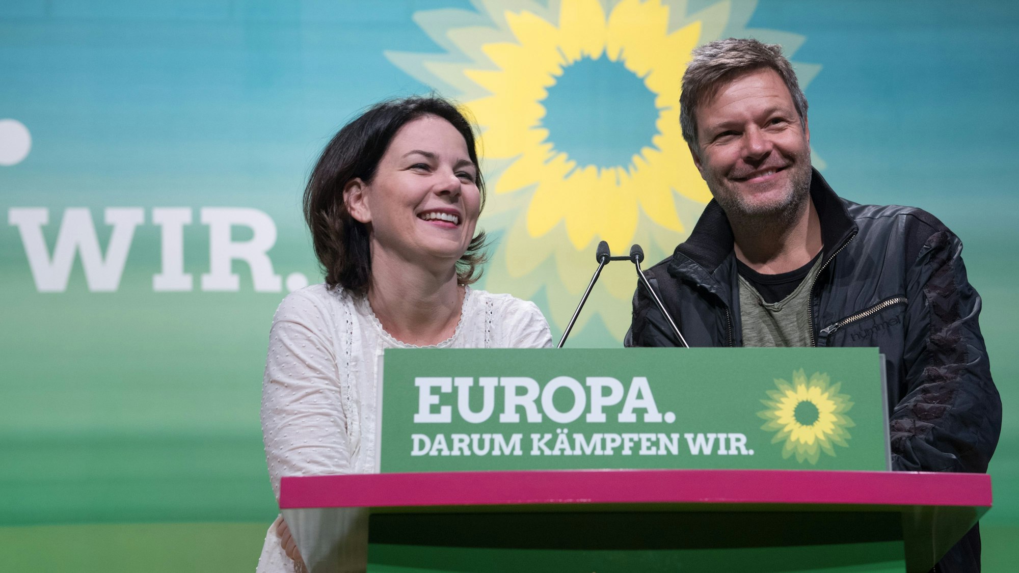 Prägten die Grünen seit 2018 wie niemand sonst: Annalena Baerbock und Robert Habeck