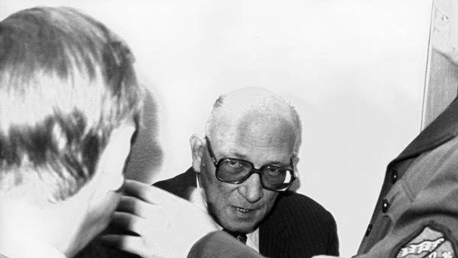 SS-Sturmbannführer Kurt Lischka im Kölner Landgericht