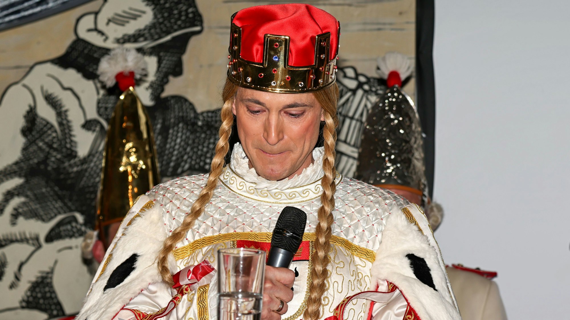 Jungfrau Marlis kämpfte bei der Abschiedsrede immer wieder mit den Tränen.