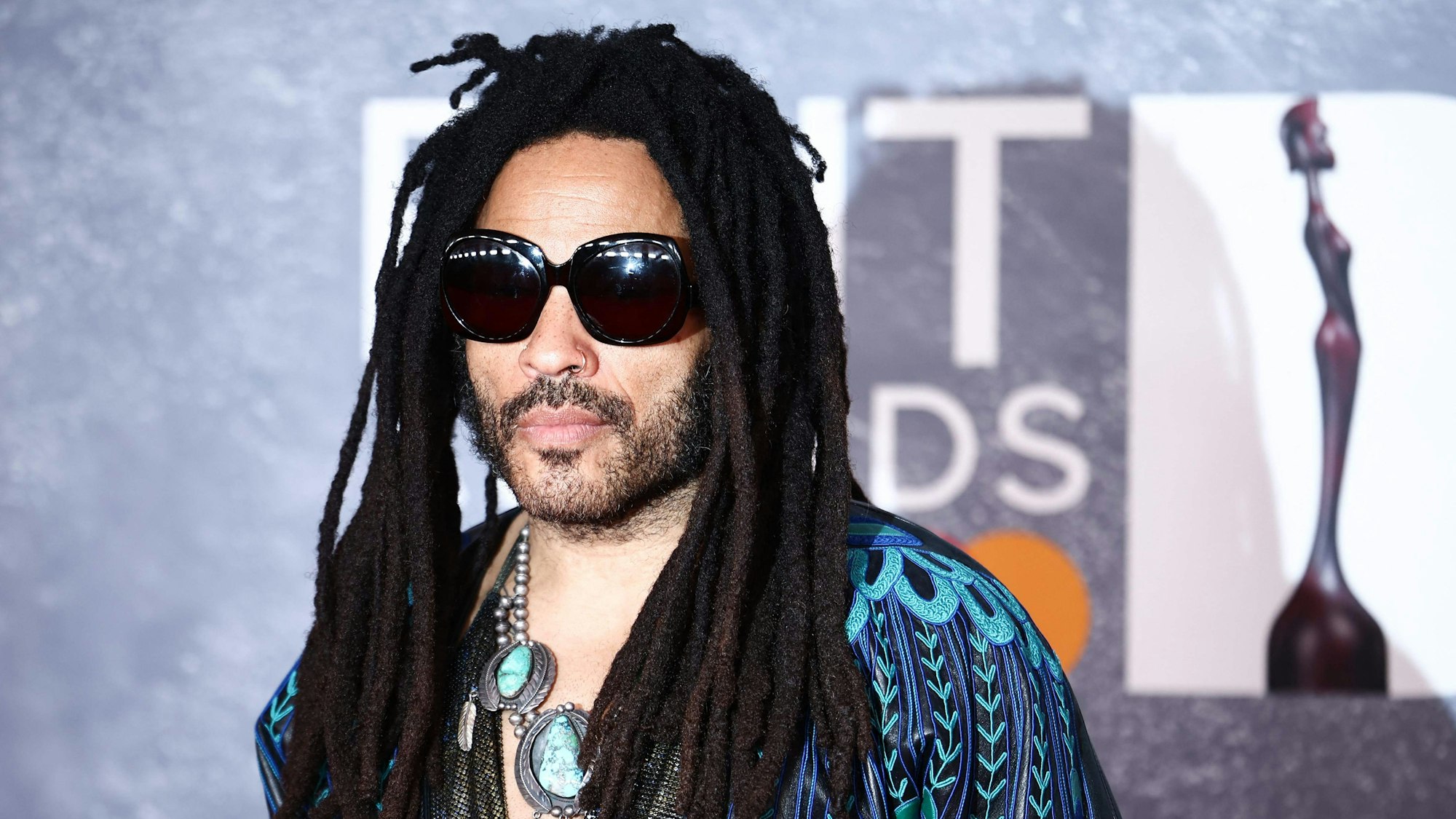 Lenny Kravitz bei einem Fototermin.