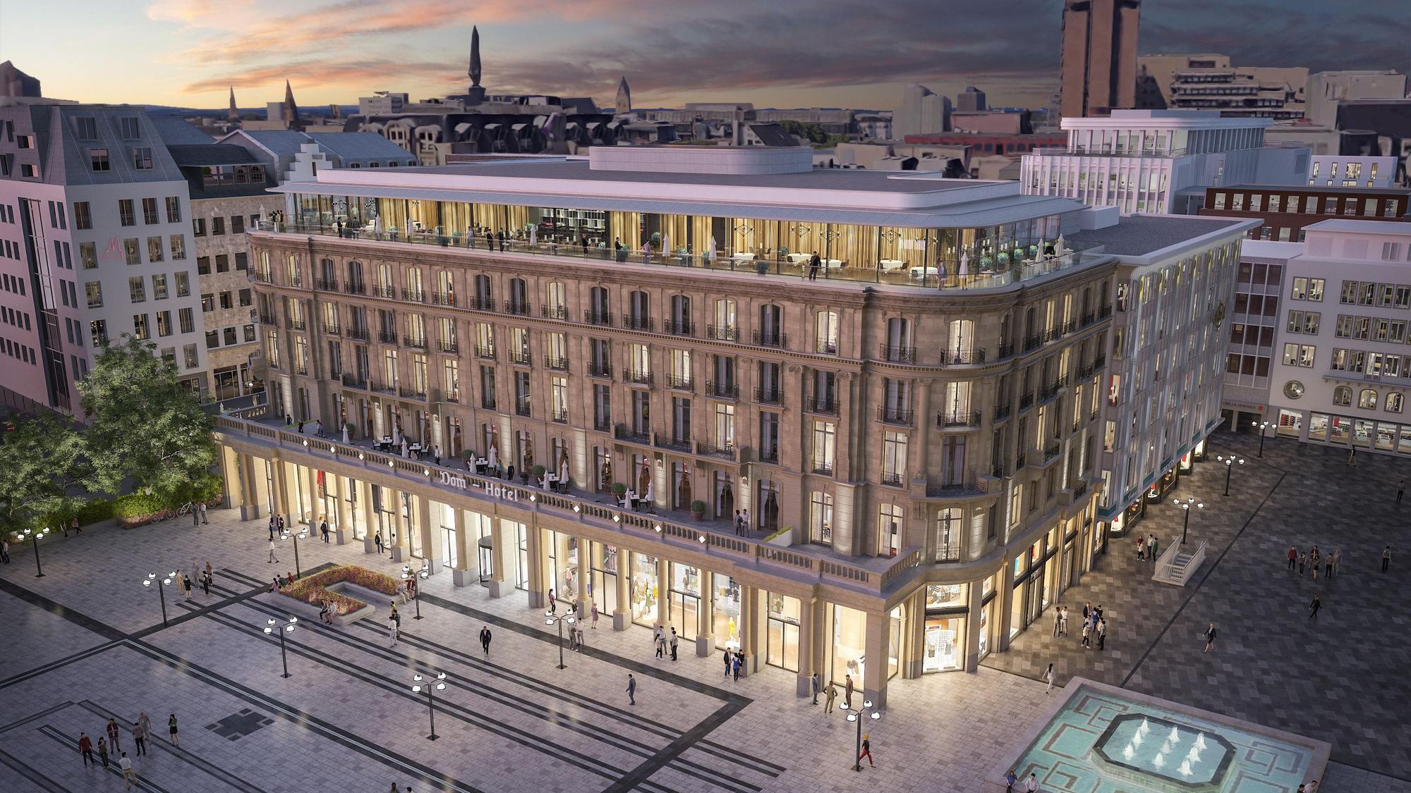 Visualisierungen des Dom-Hotel in Köln