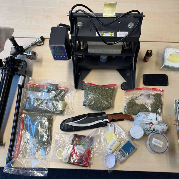 Bei der Kontrolle fanden die Polizisten Waffen und Drogen.