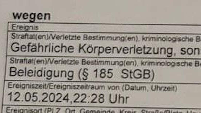 Vera Anselm wurde zusammengeschlagen - Anzeige wegen gefährlicher Körperverletzung