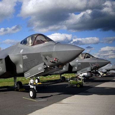 Ein Lockheed Martin F-35 Tarnkappenjet aus den USA.