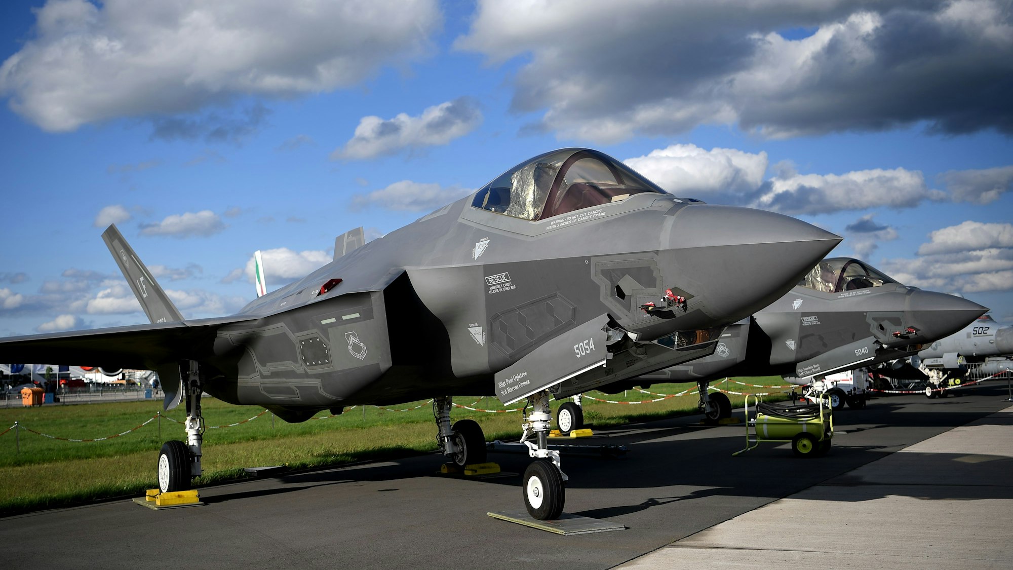 Ein Lockheed Martin F-35 Tarnkappenjet aus den USA.