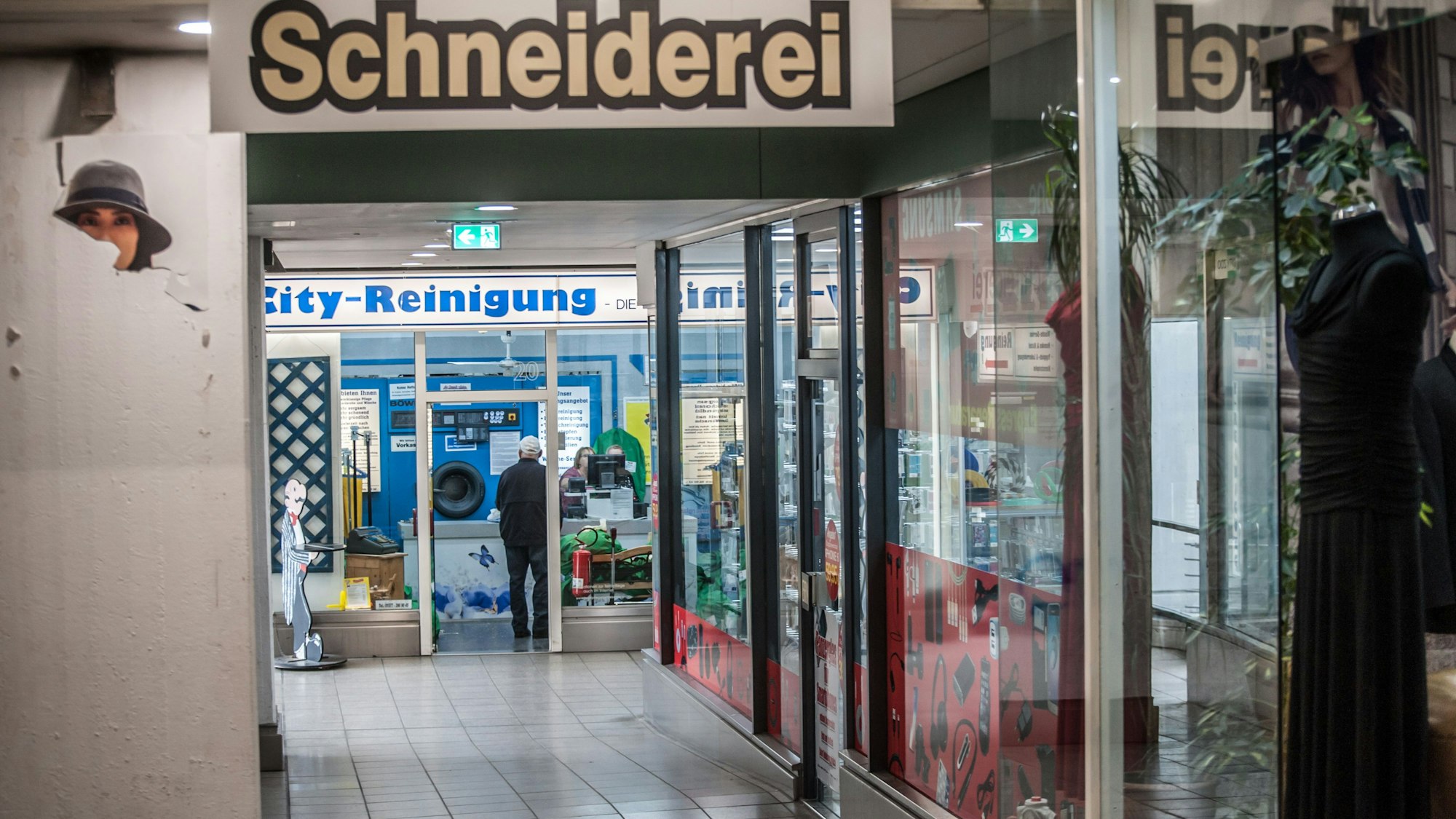 Der Tatort in den Luminaden.