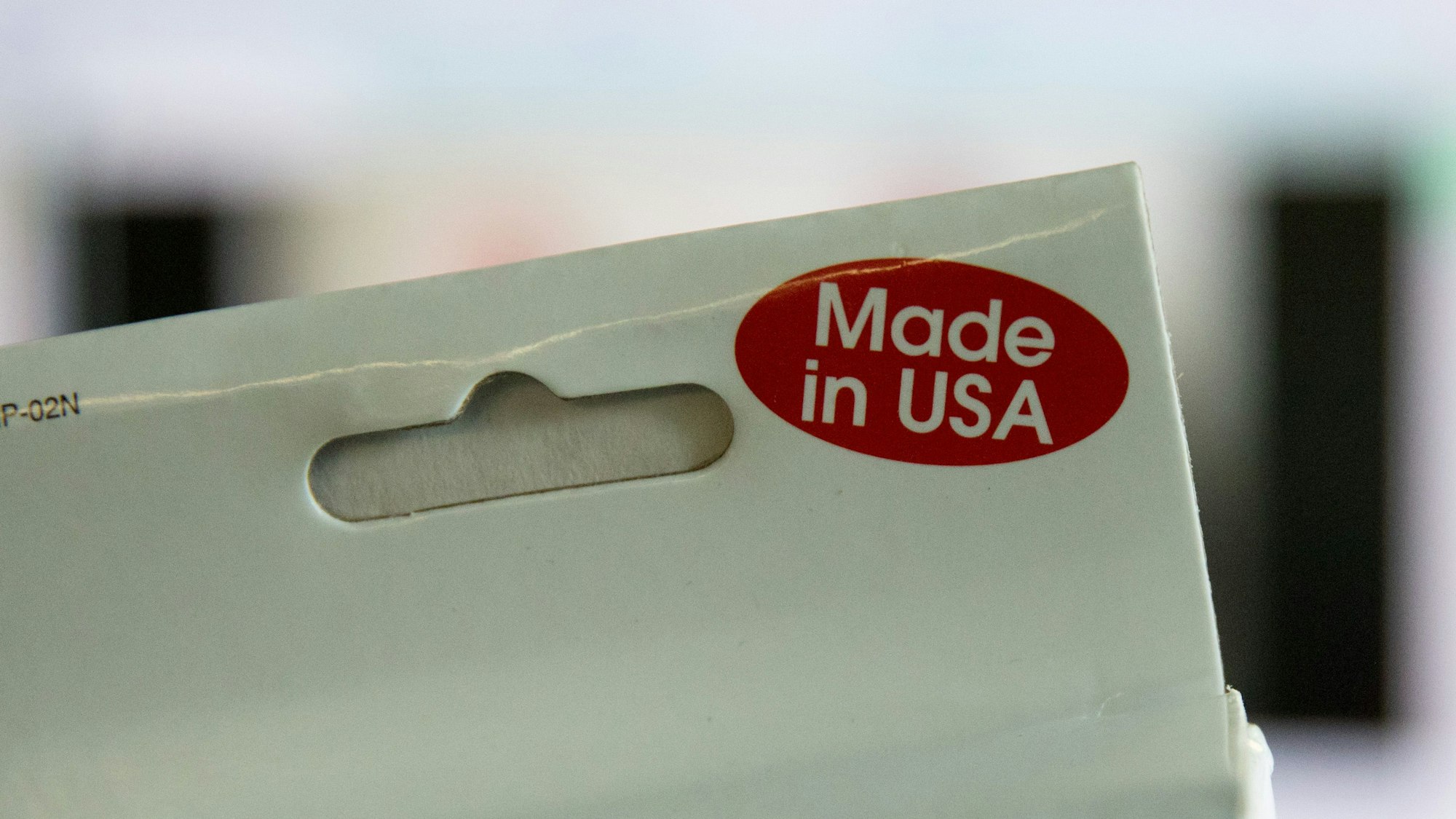 Made in USA ist auf einer Verpackung zu lesen.