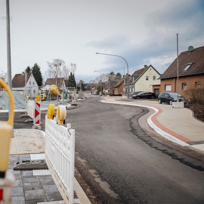 Hitdorfer Straße/Ringstraße - hier soll ein Kreisverkehr hin