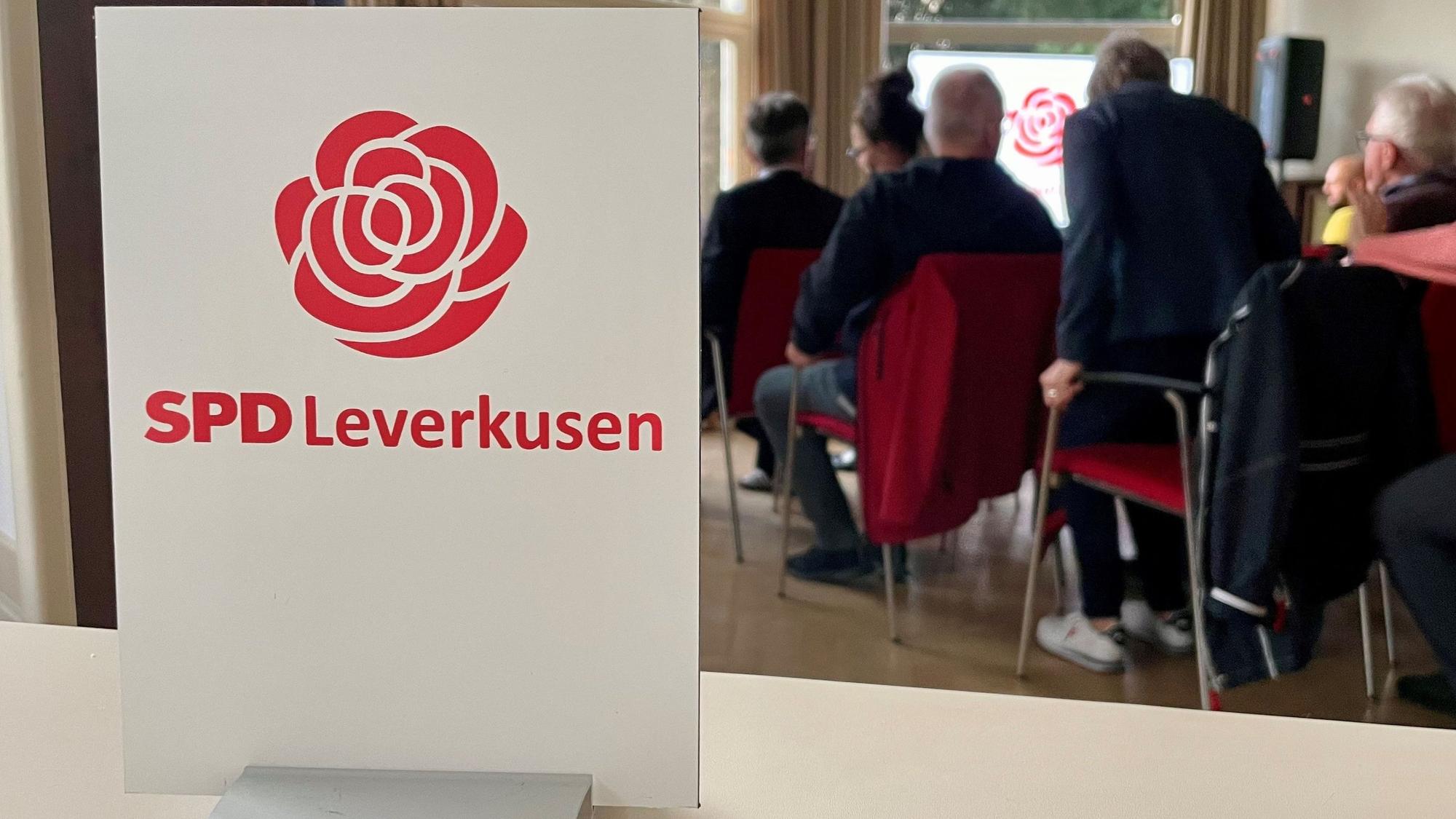 Das Logo der SPD Leverkusen