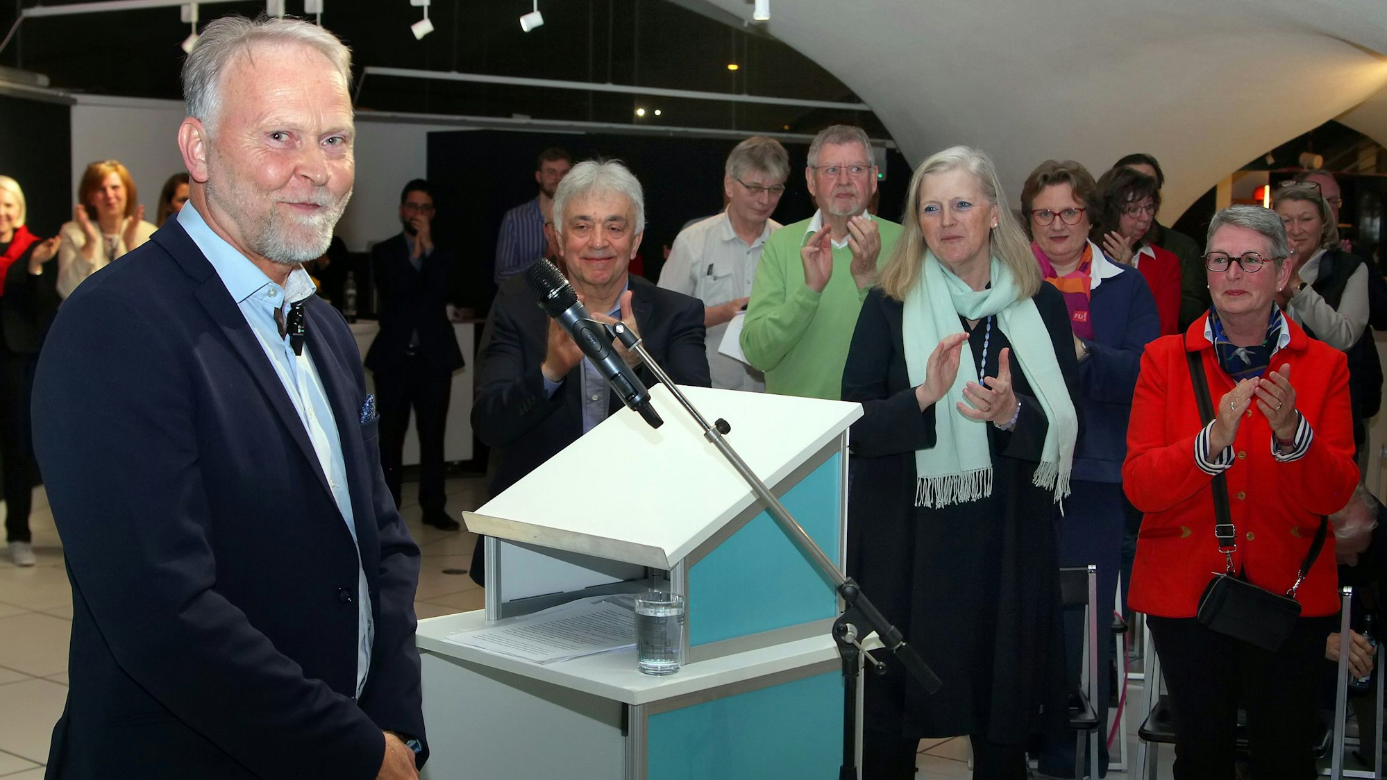 Gerd Koslowski begeisterte die CDU-Mitglieder mit seiner Bewerbungsrede.
