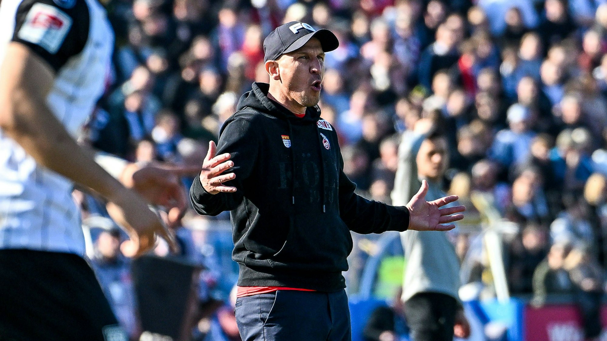 FC-Trainer Gerhard Struber erlebte einen emotionalen Nachmittag an der Seitenlinie in Ulm.
