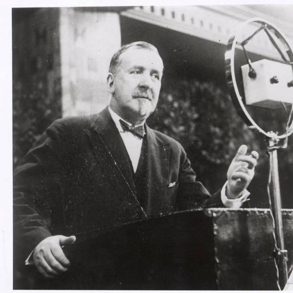 Heinrich Mann als Redner im Jahr 1930