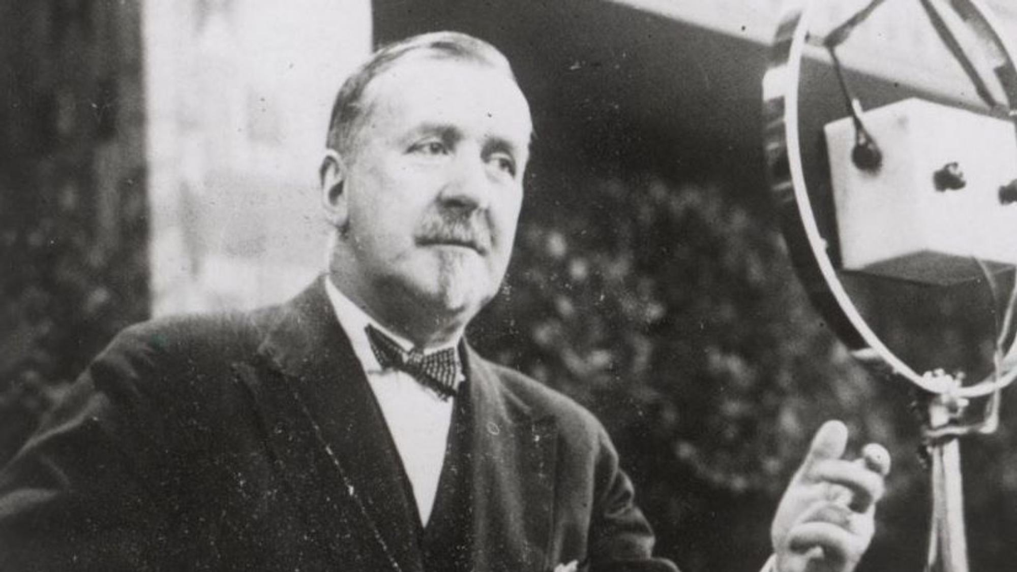 Heinrich Mann als Redner im Jahr 1930