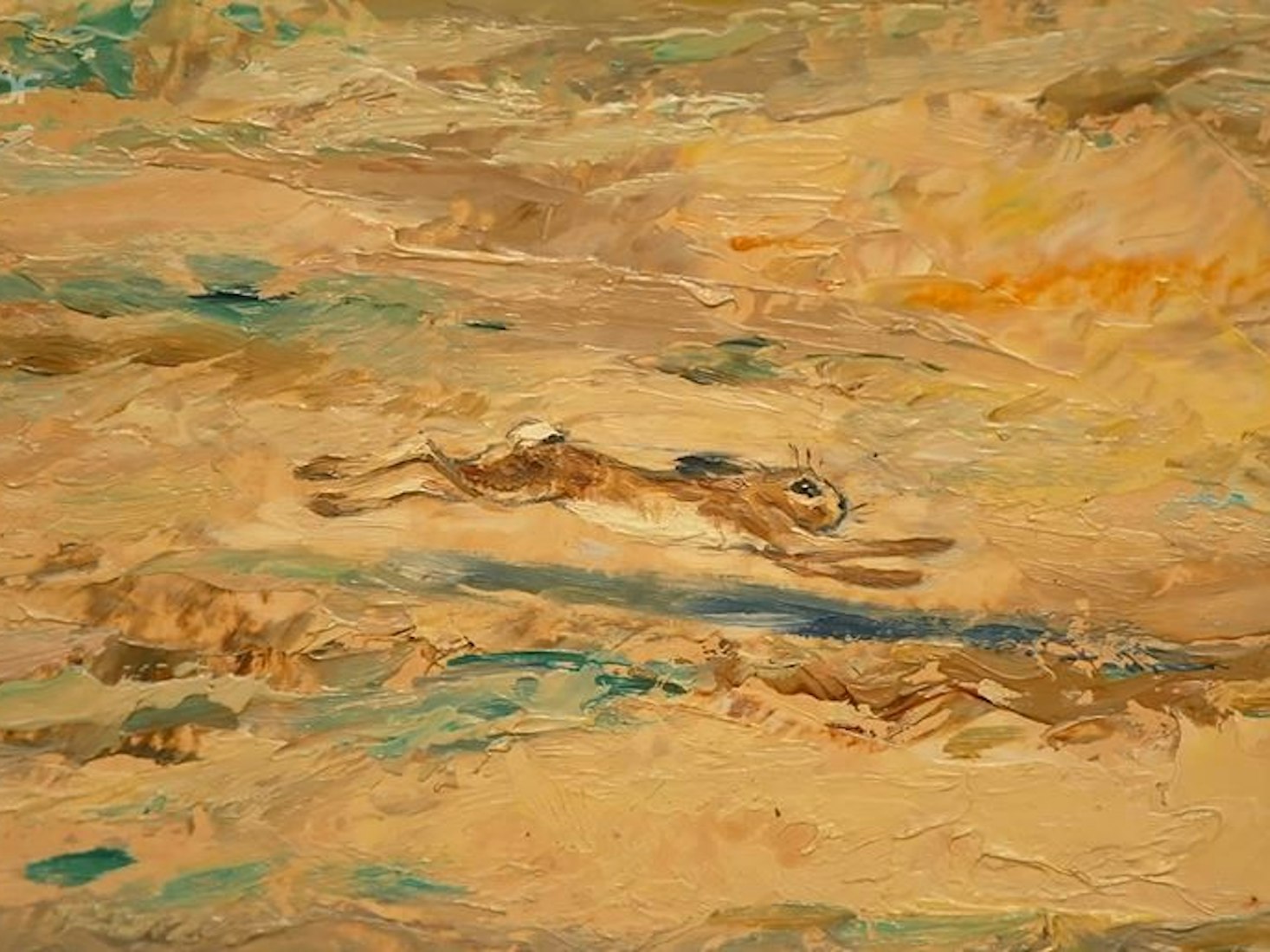 Auf den ersten Blick ist das „witzige Detail“ auf dem Gemälde kaum zu erkennen.