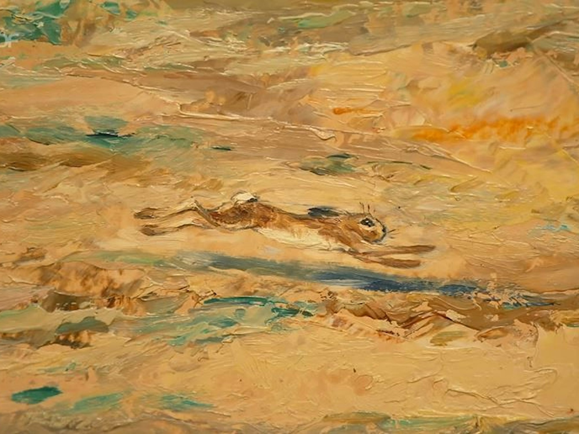 Auf den ersten Blick ist das „witzige Detail“ auf dem Gemälde kaum zu erkennen.