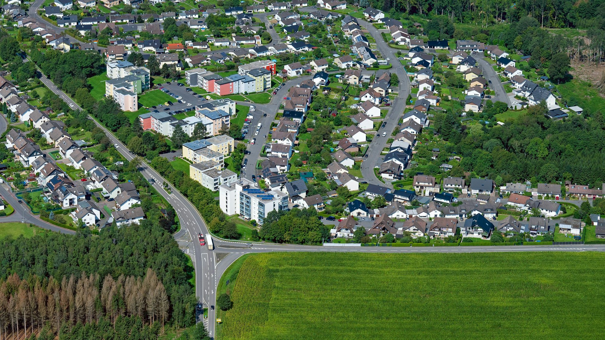 Ein Luftbild.