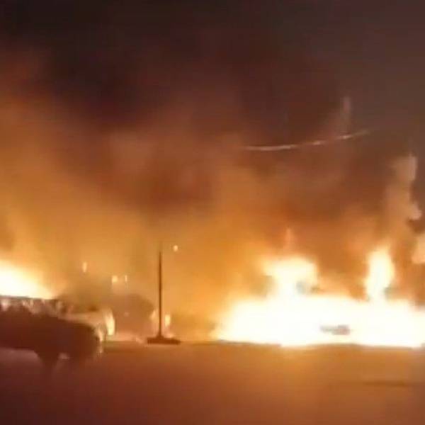 Feuer in Moskau nach ukr. Drohnenangriff am 11. März 2025