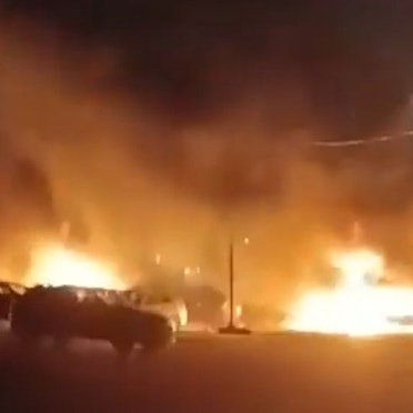 Feuer in Moskau nach ukr. Drohnenangriff am 11. März 2025