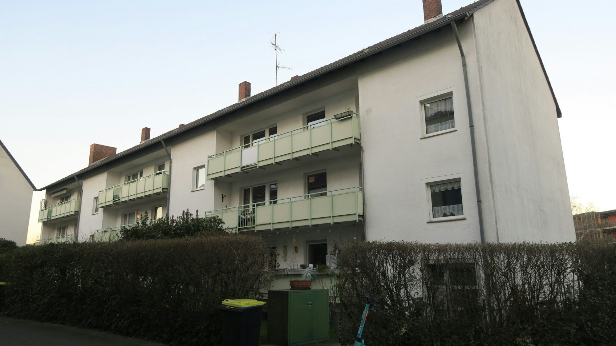 Die drei Häuser in der Feltenstraße.