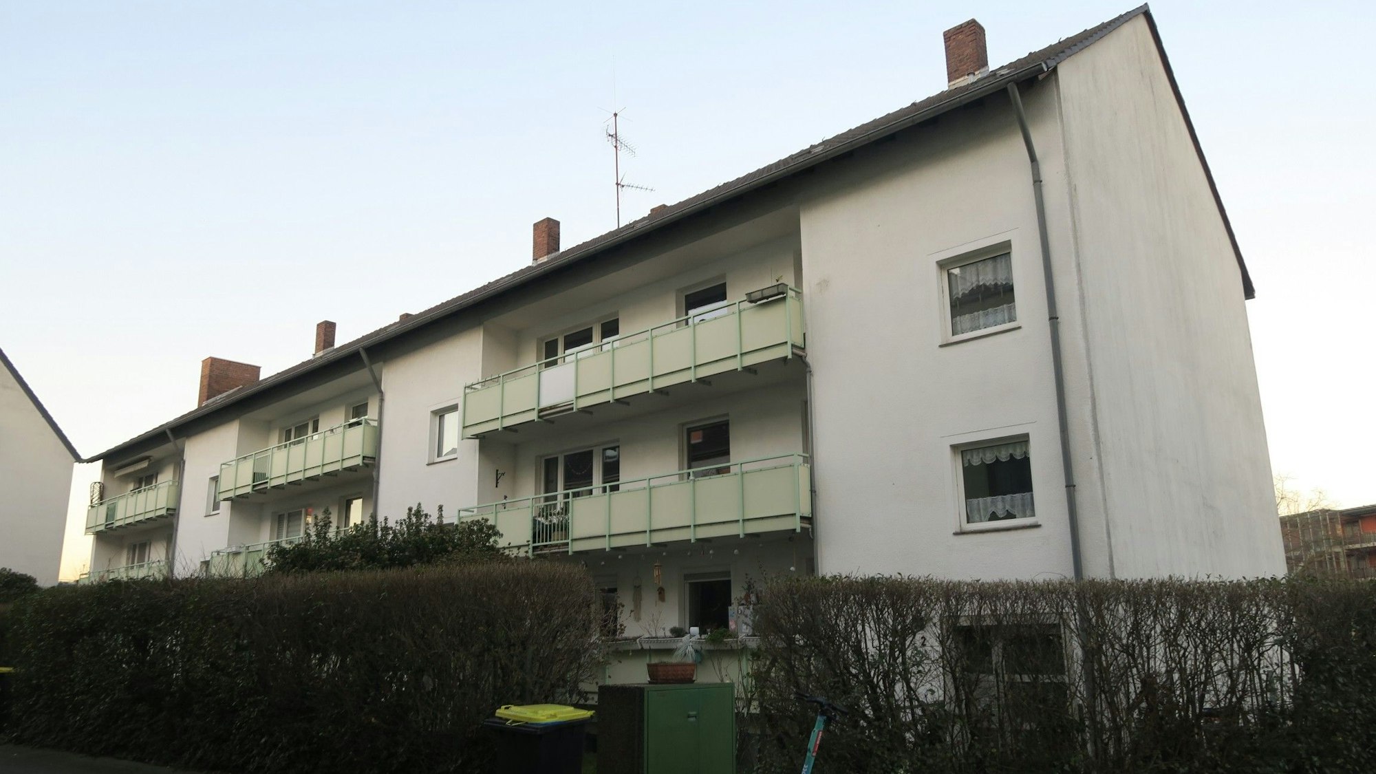 Die drei Häuser in der Feltenstraße.