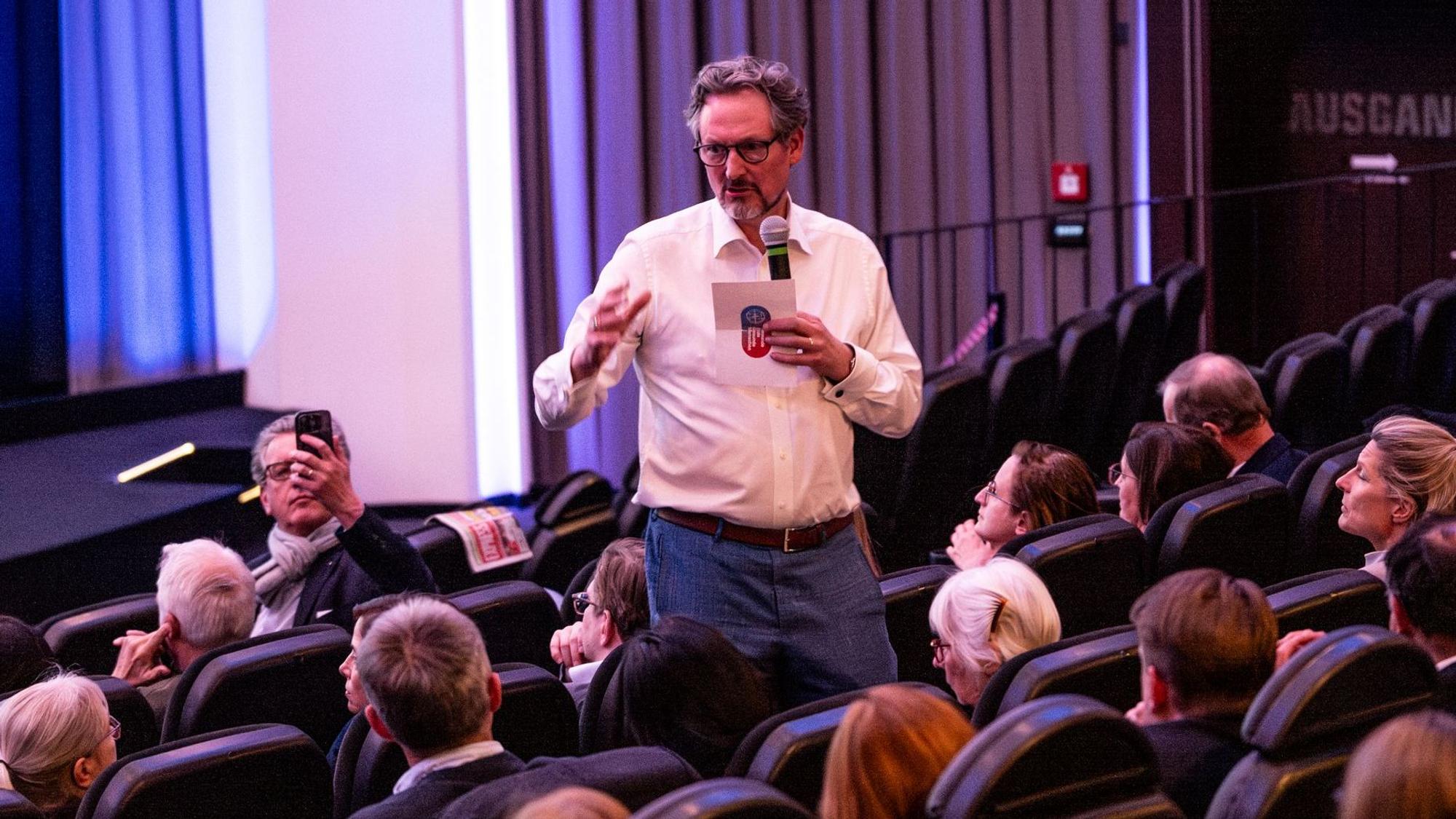 Eckart von Hirschhausen sprach im Anschluss an die Vorführung mit den Gästen über den Film.
