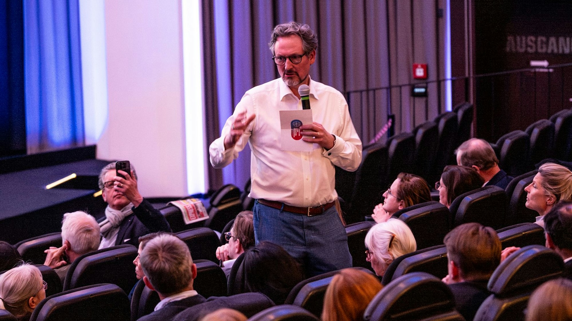 Eckart von Hirschhausen sprach im Anschluss an die Vorführung mit den Gästen über den Film.