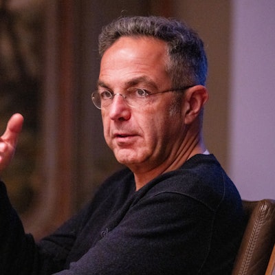 11.03.2025, Köln: Treffen zwischen Erzbischof Jacques Mourad (kath. Kirche in Syrien) und dem Schriftsteller Navid Kermani im Erzbischöflichen Generalvikariat.
Im Bild v.l.n.r. Navid Kermani.
Foto: Michael Bause