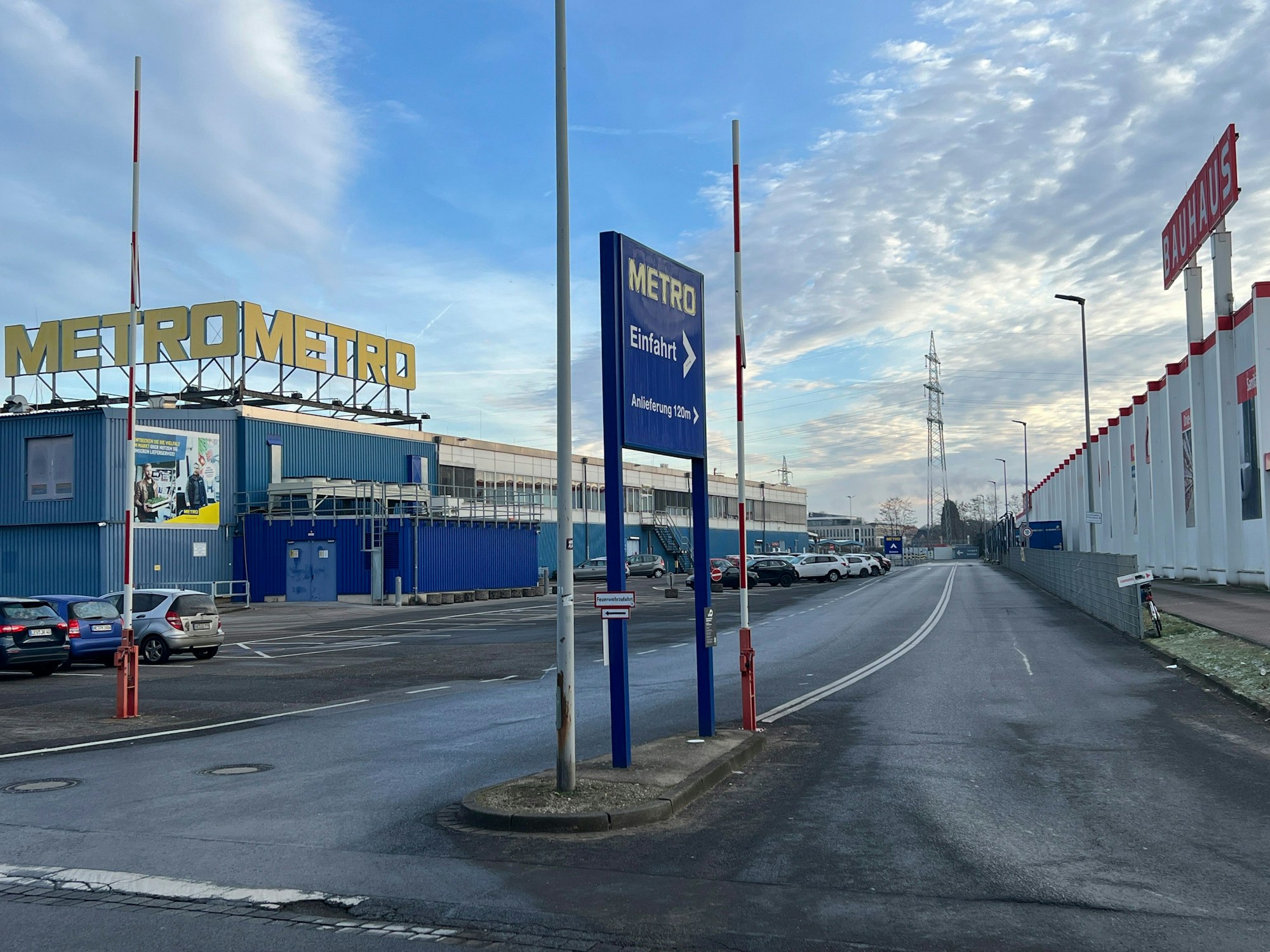 Das Gewerbegebiet an der Syltstraße.