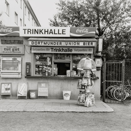 Eine „Trinkhalle“ in Düsseldorf
