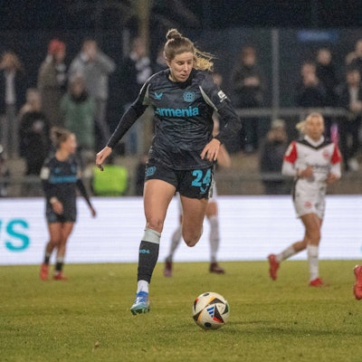 Torschützin für Leverkusen in Jena: Lilla Turanyi