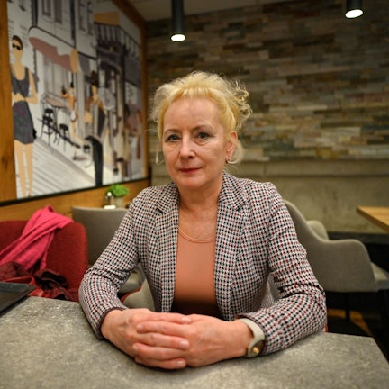 Simone Baum im Porträt.