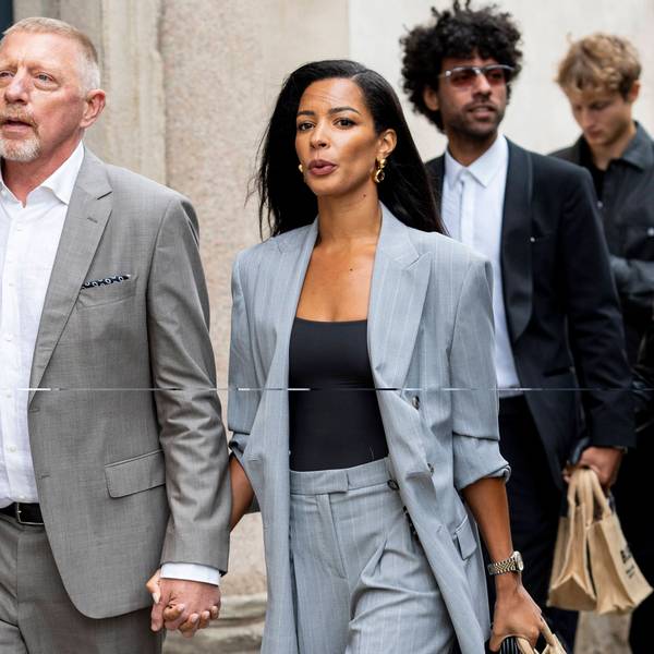 Boris Becker mit seiner Frau Lilian de Carvalho Monteiro in Mailand.