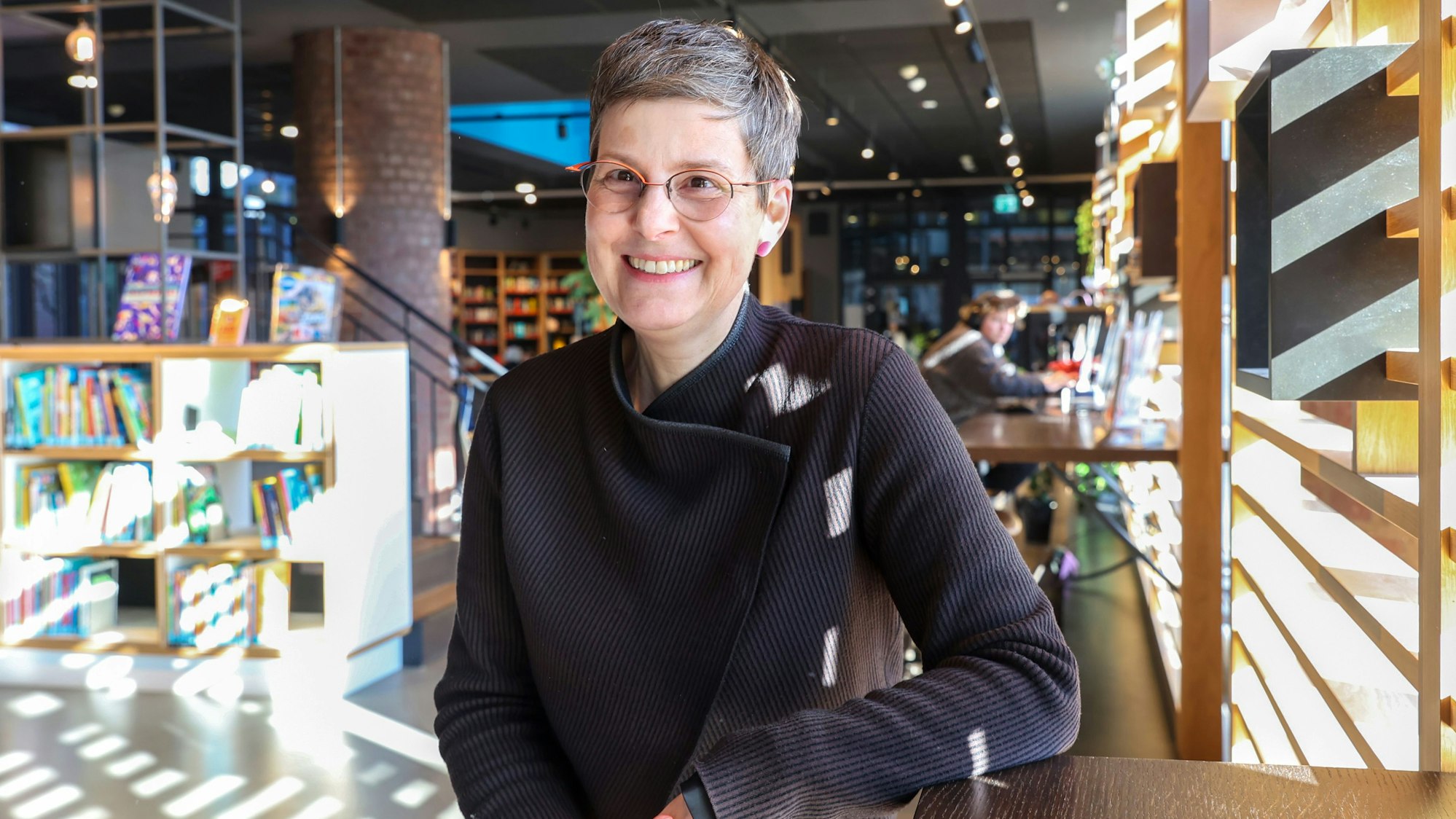 Anja Flicker, die neue Direktorin der Kölner Stadtbibliothek.
