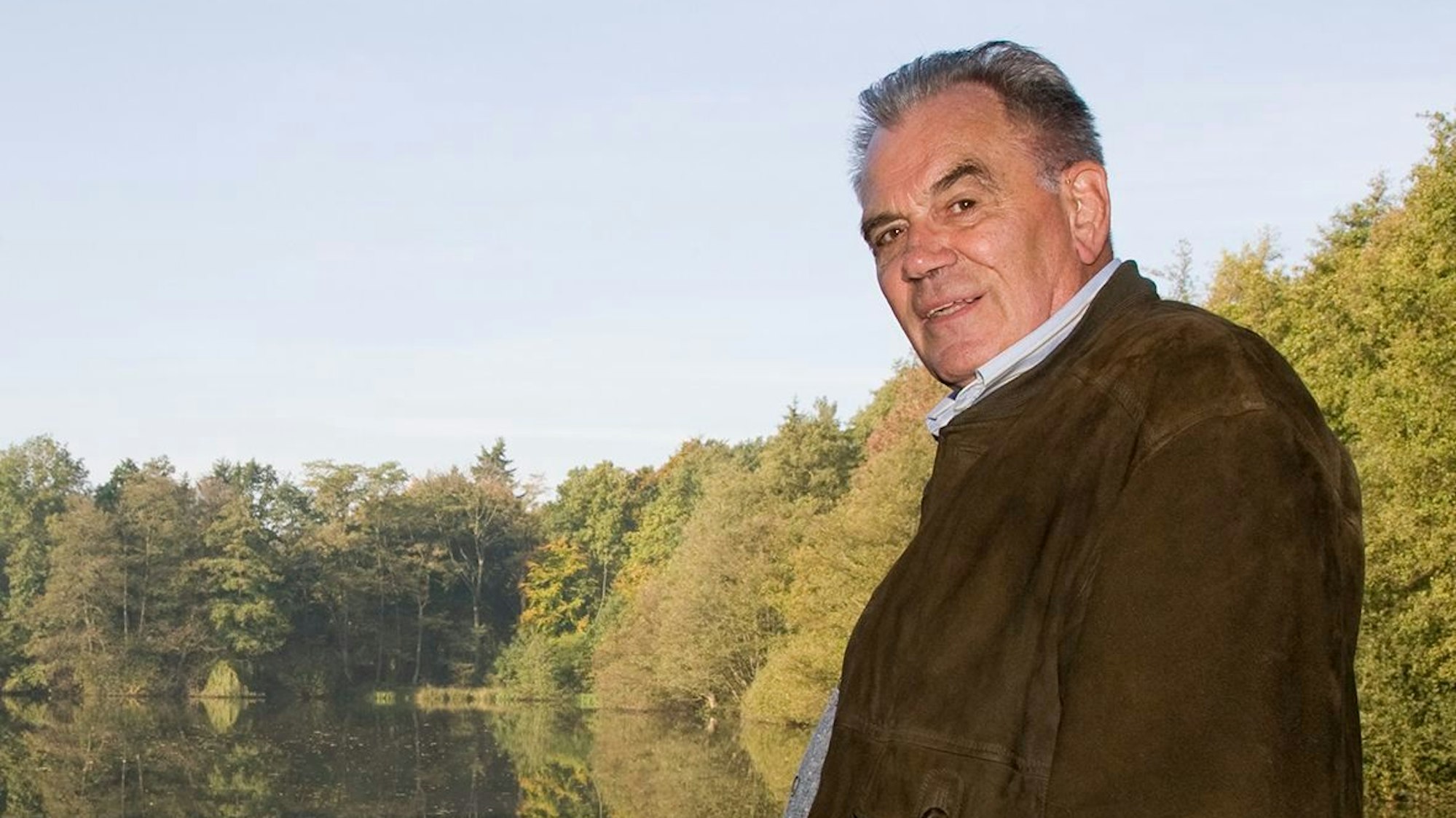 Friedrich Hunsicker ist im Alter von 87 Jahren gestorben. Das Bild zeigt ihn am Baltesbendener Weiher, einer Station auf dem Wanderweg über das frühere Mechernicher Bleibergwerksgelände.