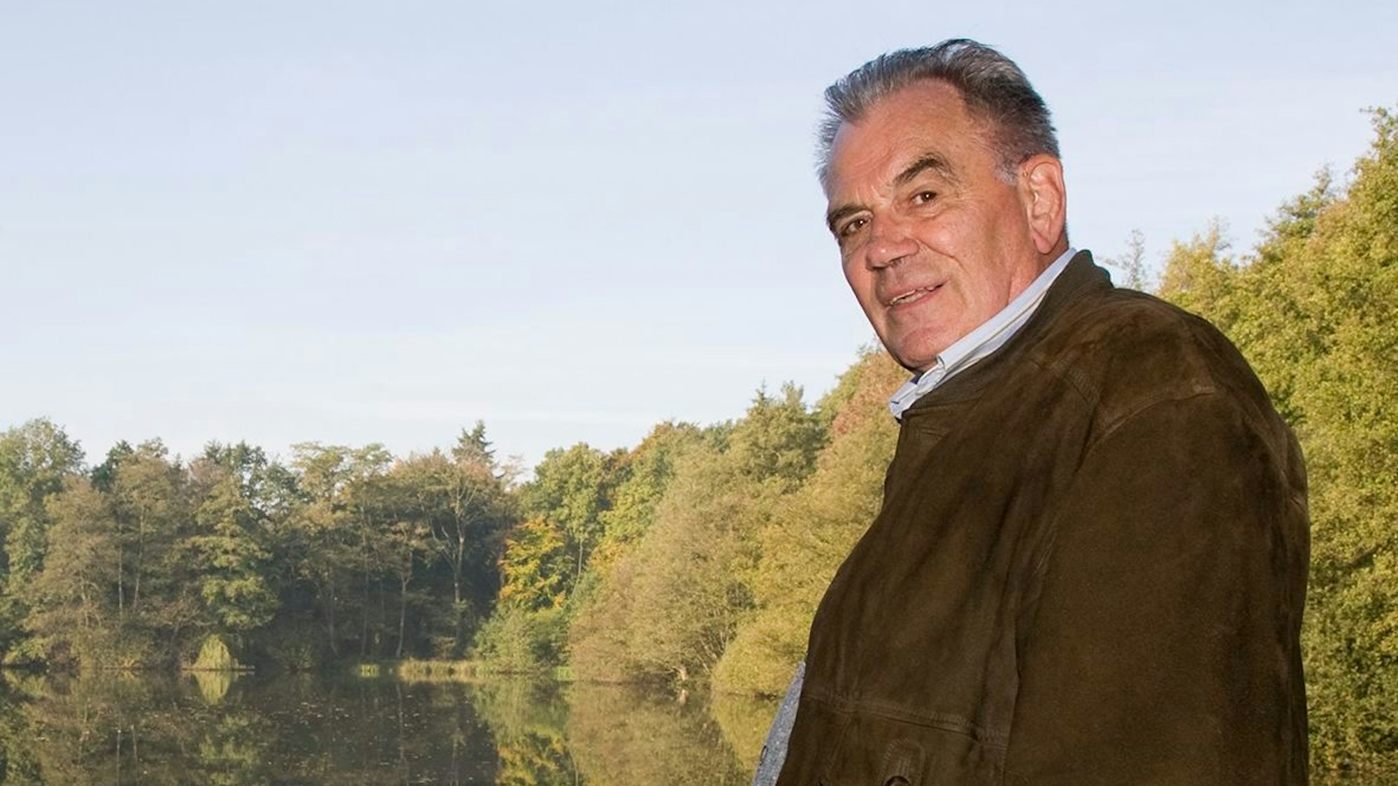 Friedrich Hunsicker ist im Alter von 87 Jahren gestorben. Das Bild zeigt ihn am Baltesbendener Weiher, einer Station auf dem Wanderweg über das frühere Mechernicher Bleibergwerksgelände.