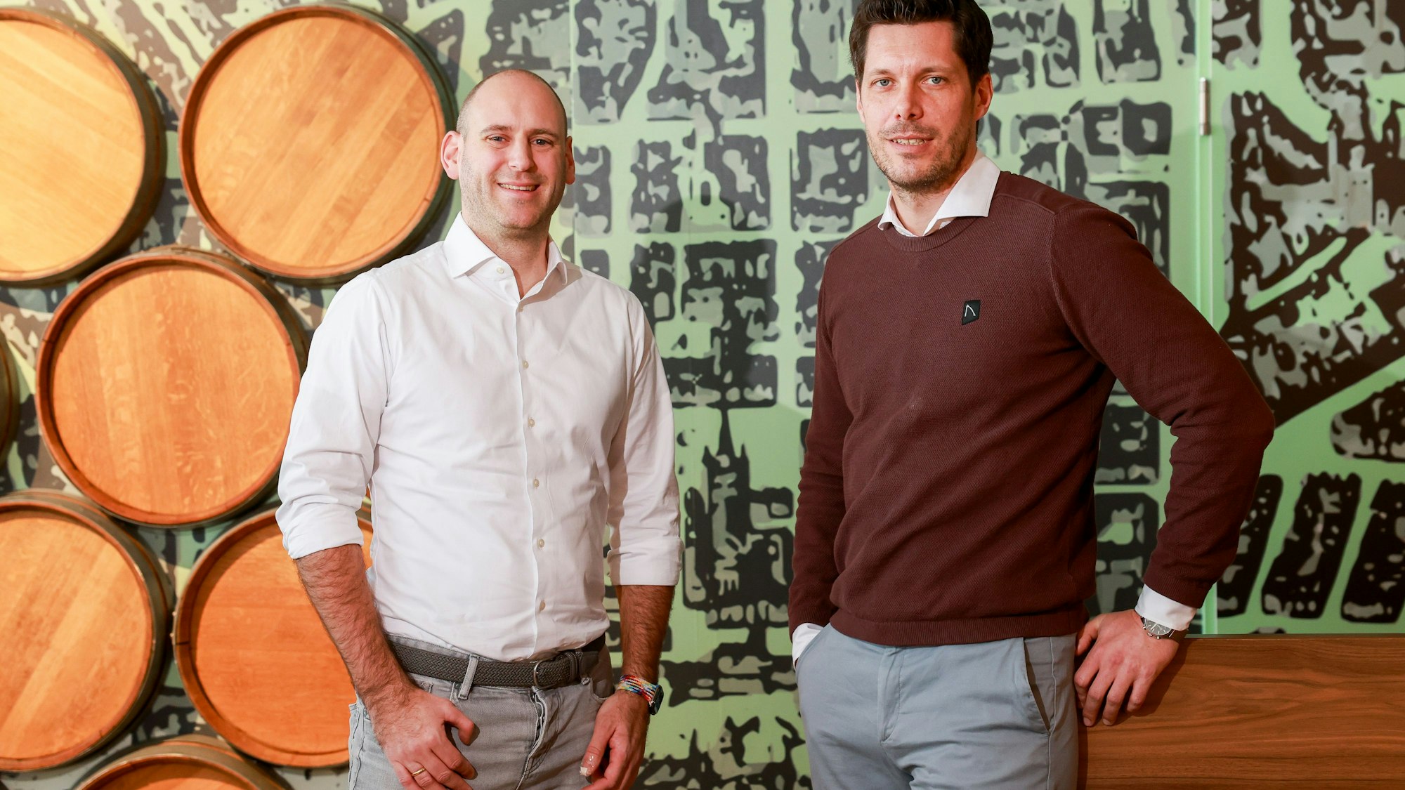 Die Niederlassung von Microsoft in Köln.
Im Bild die Leiter der Niederlassung v.l.n.r. Hendrik Juelich und Sascha Utzen.