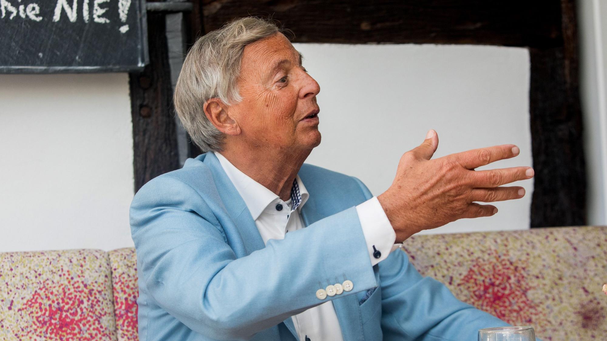 25.10.2022, Bergisch-Gladbach: Interview mit Wolfgang Bosbach.
Foto: Michael Bause