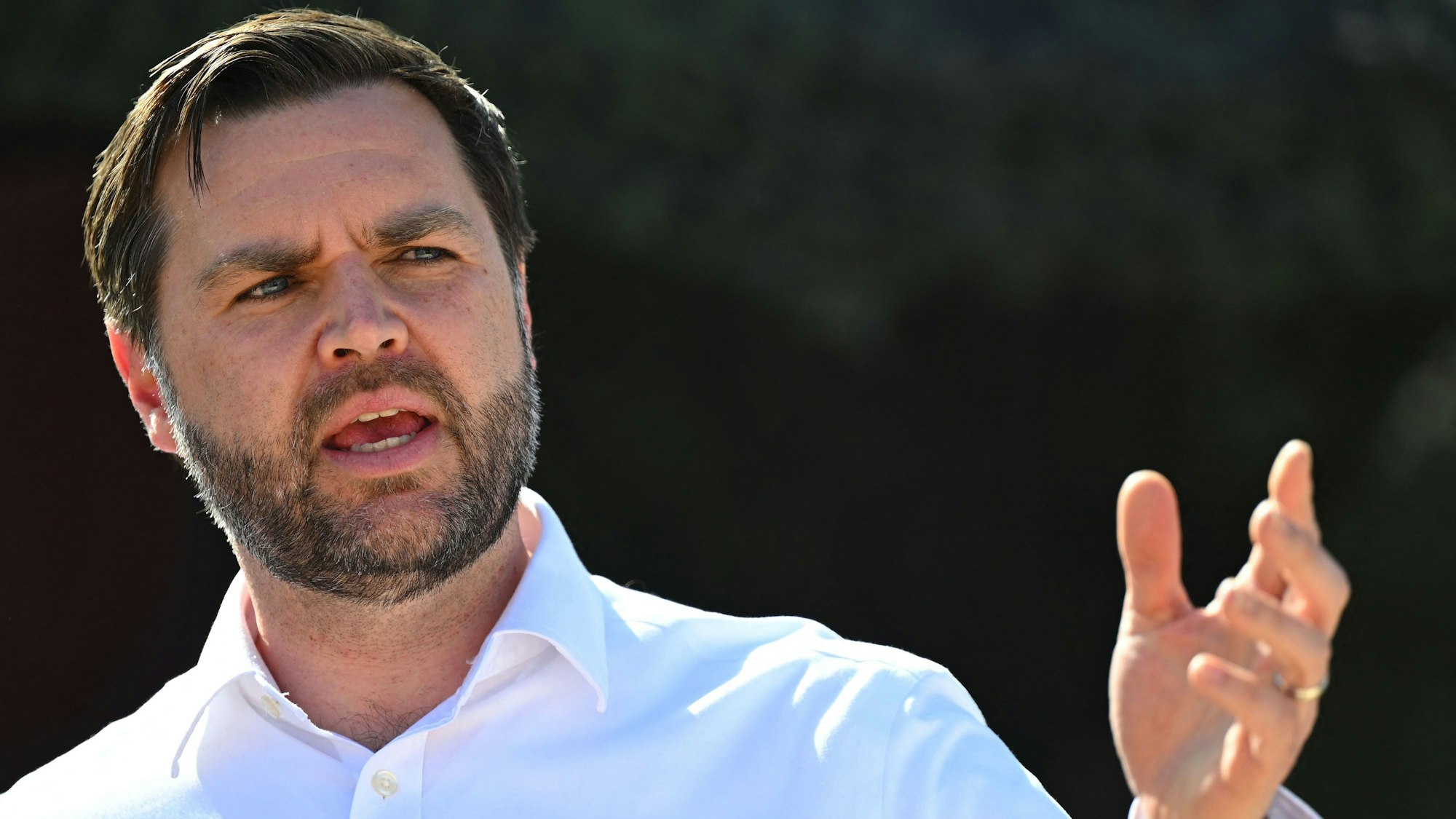 US-Vizepräsident J.D. Vance bei einem Besuch an der US-Grenze zu Mexiko. Bei einem Konzertbesuch wurde Vance nun ausgebuht. (Archivbild)