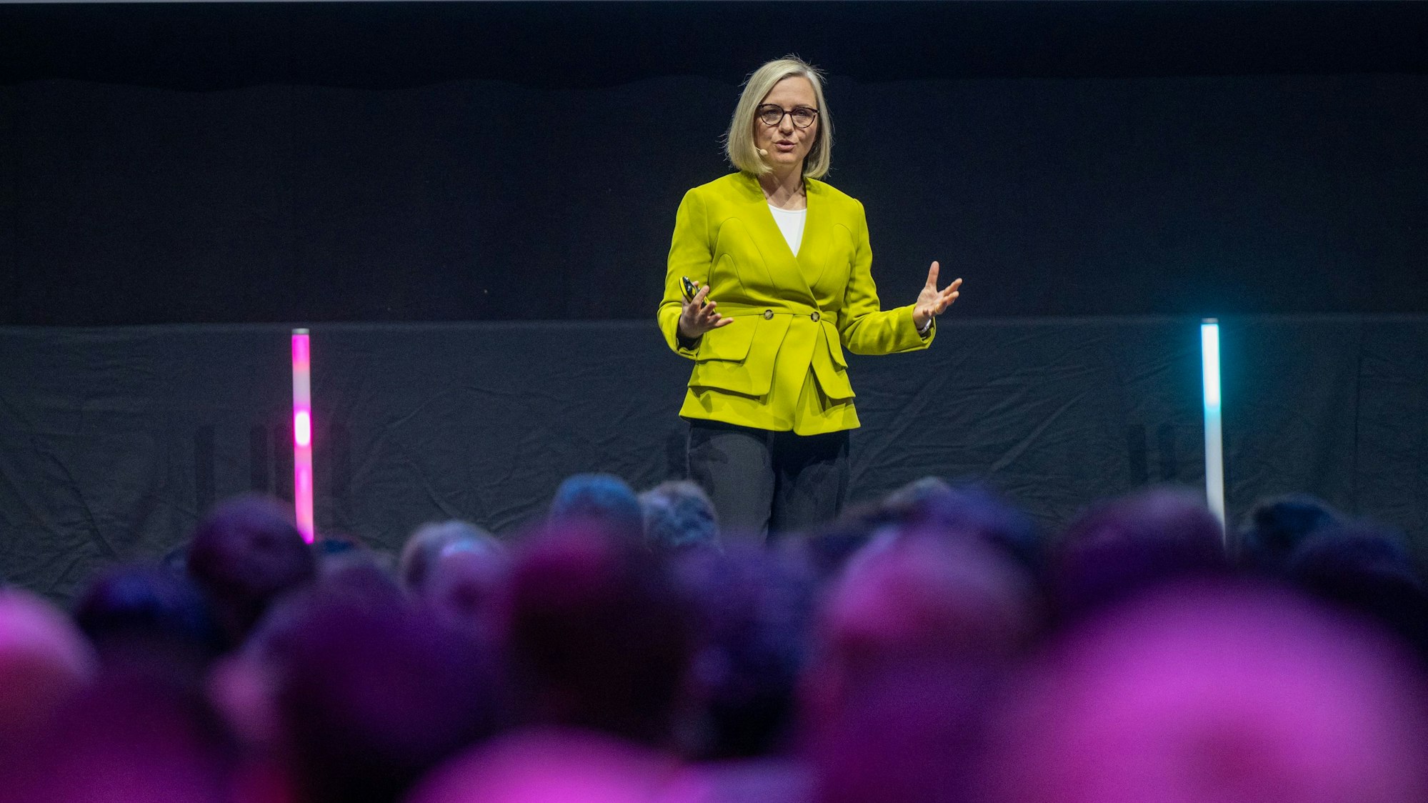 Microsofts Deutschlandchefin Agnes Heftberger am Mittwoch in Köln