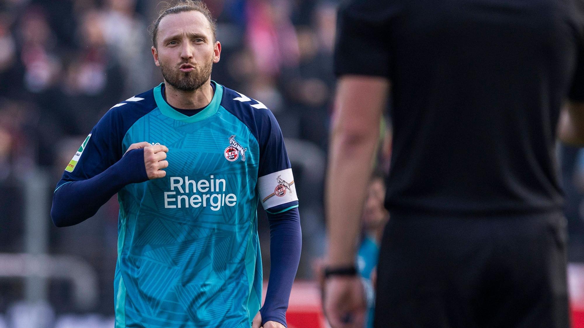 Regionalliga West: Fortuna Köln - 1. FC Köln U21, U 21 09.02.2024 Marco Höger 1. FC Köln U21, 37. Regionalliga West, Fortuna Köln - 1. FC Köln U21, 21. Spieltag, am 09.02.2024, Südstadion, Köln *** Regionalliga West Fortuna Köln 1 FC Köln U21, 09 02 2024 Marco Höger 1 FC Köln U21, 37 Regionalliga West, Fortuna Köln 1 FC Köln U21, 21 Matchday, on 09 02 2024, Südstadion, Cologne Copyright: xBEAUTIFULxSPORTS/Meuselx
