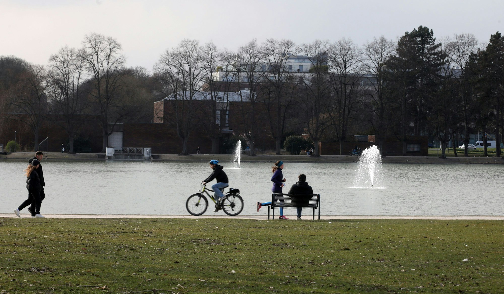 Der Aachener Weiher in Köln