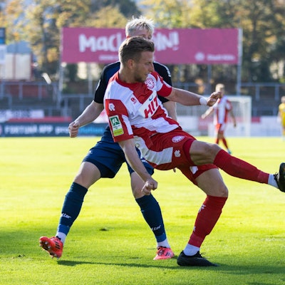 Patzte vor dem 2:2: Fortuna Kölns Kapitän Dominik Ernst