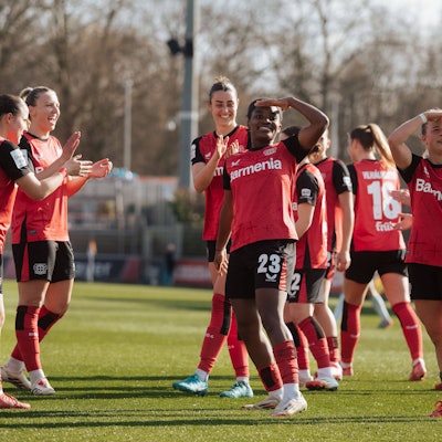 16.03.25, Frauen, Fussball, 1.BL, Saison 2024/2025, Bayer 04 Leverkusen - SV Werder Bremen, 17. Spieltag *** 16 03 25, Women, Soccer, 1 BL, Season 2024 2025, Bayer 04 Leverkusen SV Werder Bremen, Matchday 17